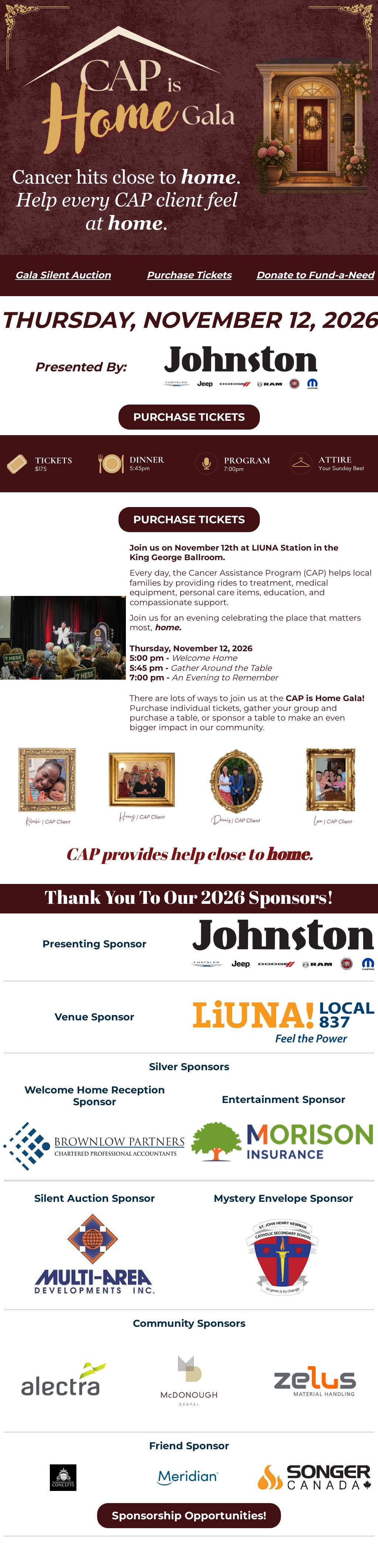 CAP is Home Gala 2026