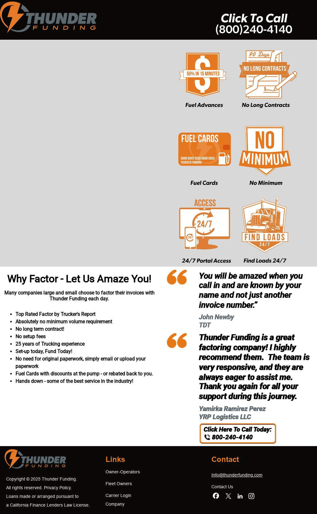 Thunder Getting Started