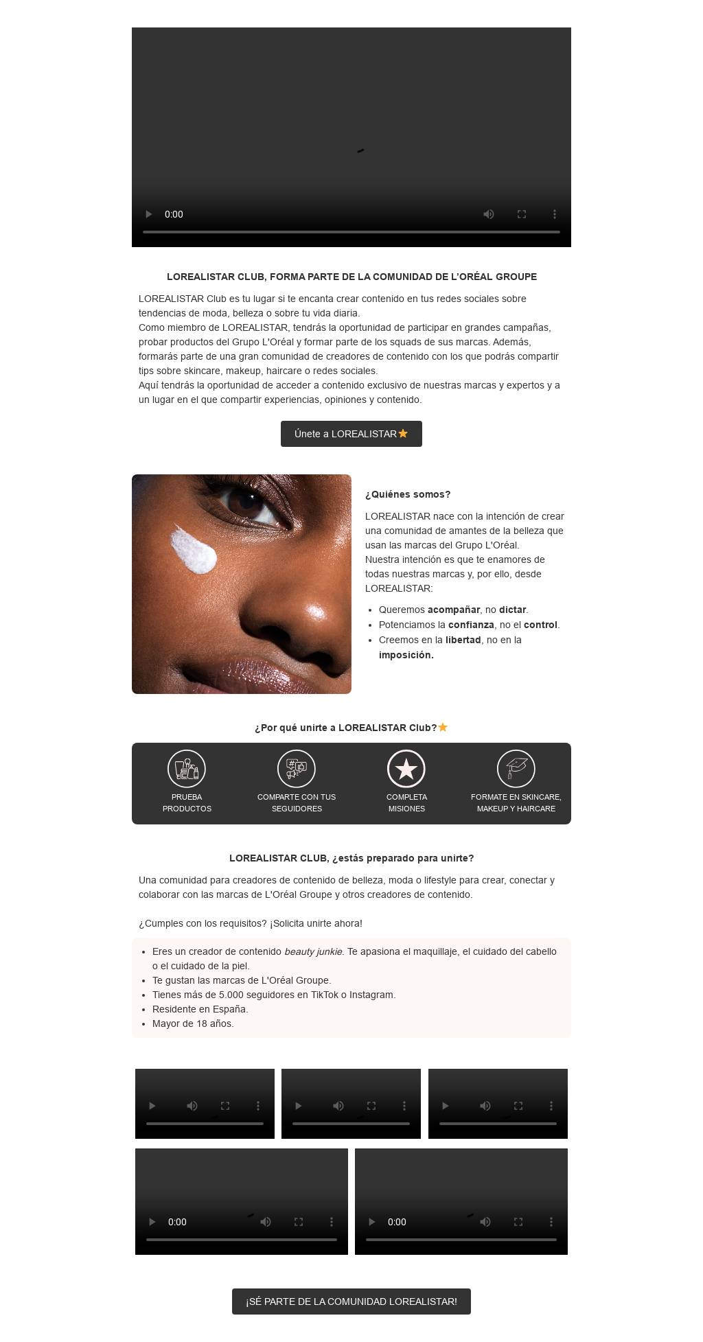 | LOREALISTAR
